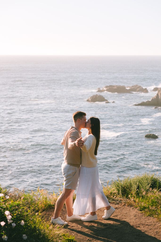 Sunset Proposal In Big Sur